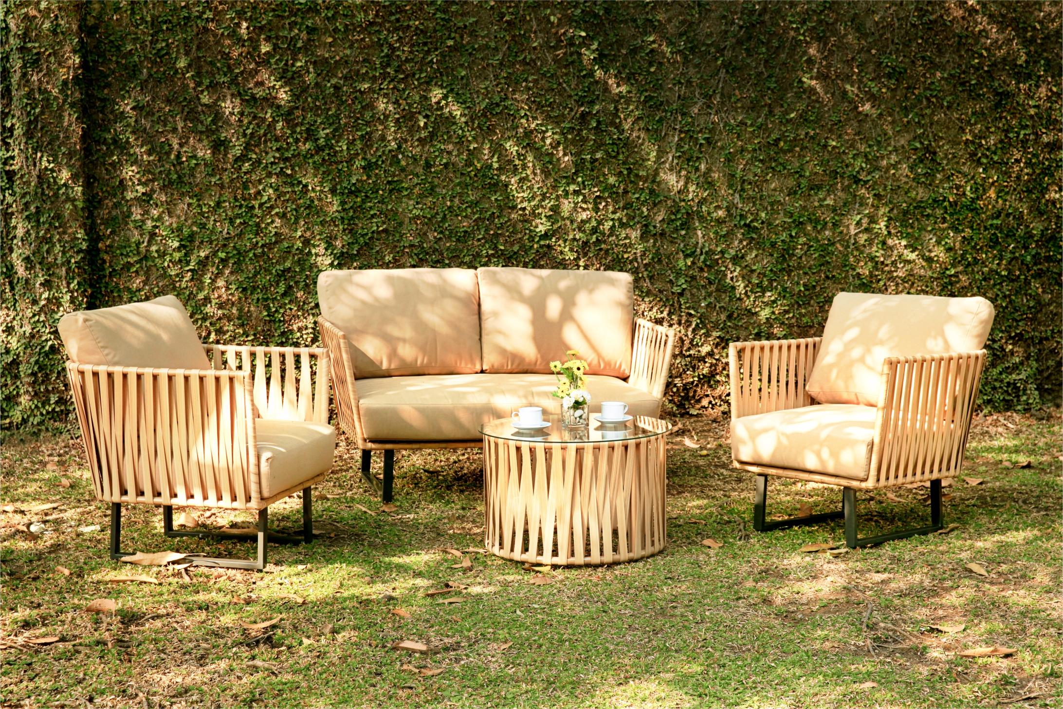 Collection Synthetic Rattan Paula Living Set Indonesia Outdoor