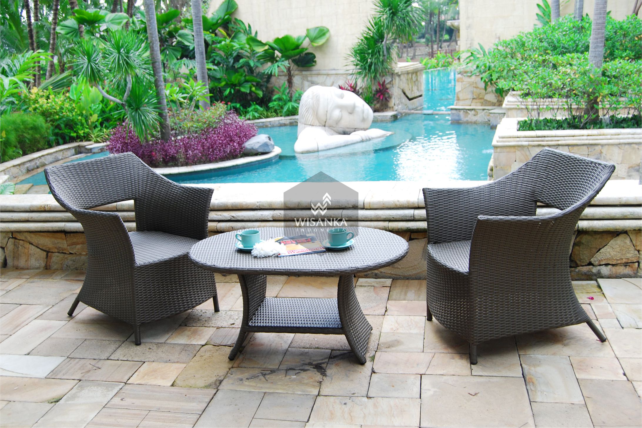 Synthetic Rattan Furniture London Terrace Set Indonesia Outdoor Furniture Manufacturer Wholesale And Project