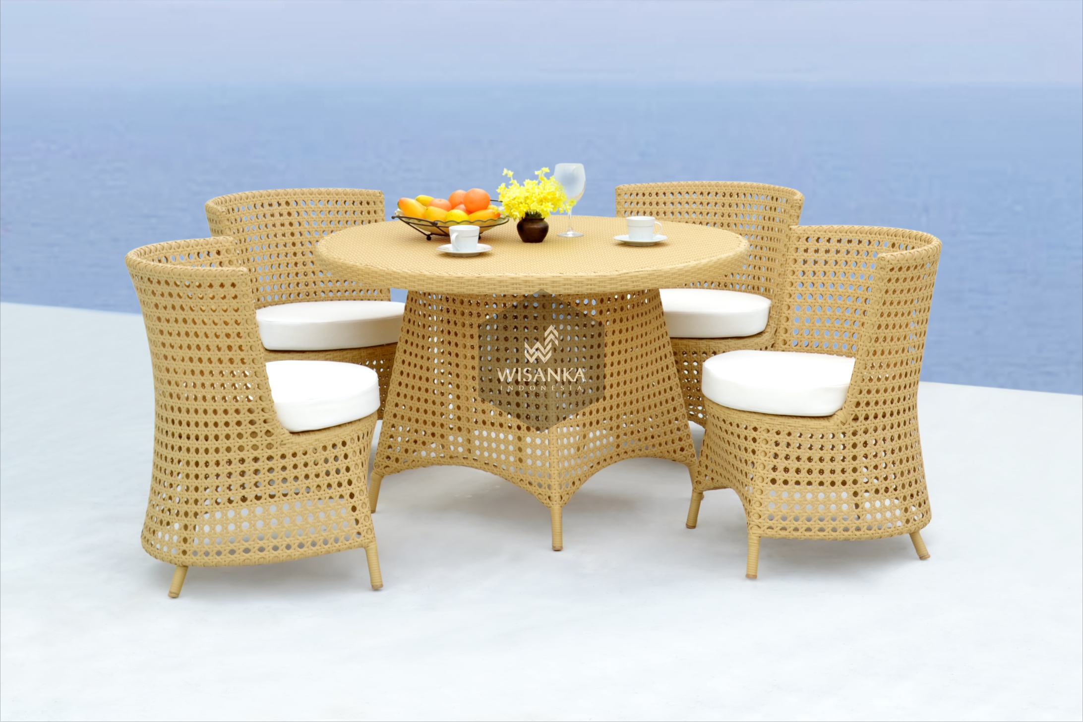 Synthetic Rattan Furniture Mijo Dining Set | Indonesia Outdoor